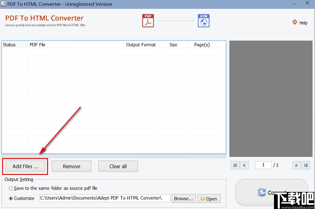 Adept PDF to Html Converter下载,PDF转换,文档转换