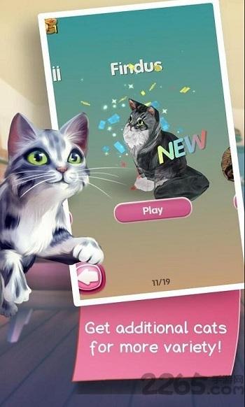 小猫快跑无限金币钻石版下载,小猫快跑,卡通游戏,跑酷游戏