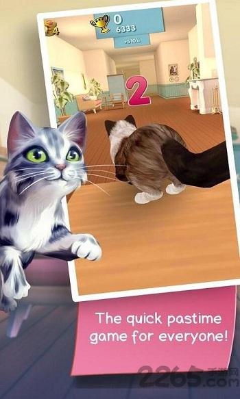 小猫快跑无限金币钻石版下载,小猫快跑,卡通游戏,跑酷游戏