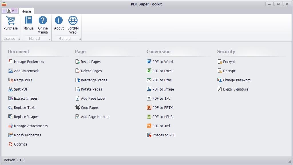 PDFSuperToolkit,PDF工具箱.