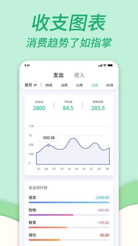 全能家庭记账本app下载,全能家庭记账本,记账app